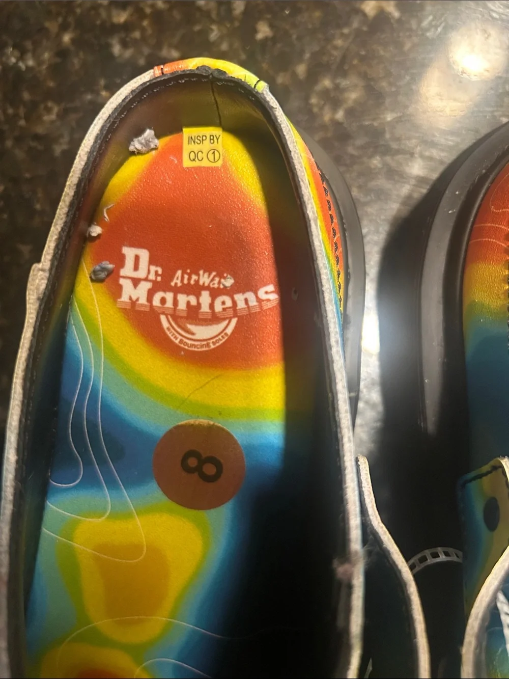 Dr. Martens Men's Multicolor Heatmap Mary Jane Clogs